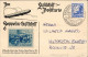 DELAG-Karte (Blick Auf Holnis) Mit Luftpost-Marke Und Sonderstempel 1938 - Zeppeline