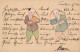 Kolonien CHINA - Handgemalte Feldpostkarte Tientsin 1901 I Colonies - Histoire
