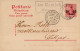 Deutsche Post Türkei Ra-2 Aus Ramleh" Palästina Neben Jaffa Auf Ganzsache 1906 Rs. Text I-II" - Histoire