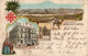 Kolonien PALÄSTINA - GRAND NEW HOTEL O JERUSALEM 1899 (türk.Post) I-II Colonies - Histoire