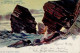 Berggesichter Felsen Junk Gatt Meerjungfrau Nixe 1899 Künstlerkarte I-II (Stauchung, Ecken Abgestossen) Face à La Montag - Non Classés