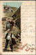 Gruß Aus Den Bergen Lithographie 1897 I-II - Sonstige & Ohne Zuordnung
