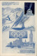 Olympiade Winterspiele St. Moritz 1948 Österreich Sonderstempel St. Anton Am Arlberg Schmuckkarte - Olympische Spiele