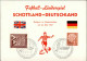 Fussball Stuttgart Länderspiel Schottland-Deutschland 1957 I-II - Football