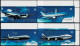 ARGENTINA 2014 Mi 3572-3275 + BL 142 AEROLINEAS ARGENTINAS MINT SET + MINIATURE SHEET ** - Unused Stamps