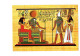 Cpm - Egypte > HORUS Son Of Isis Leading Queen Nefertary - Dessin Oiseau Serpent - Sphinx