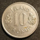 ISLANDE - ICELAND - 10 KRONUR 1975 - KM 15 - ISLAND - Island