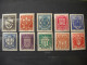 2716 Timbres De  FRANCE Blasons Armoiries Des Villes   N° 526 527 528 530 532 533 534 535 536 537 Sans Gomme SG - 1941-66 Stemmi E Stendardi