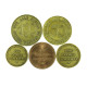 Token Bielefeld Bethel Shops Lot Of 5 Germany 5 10 50 100 Pfennig 03758 - Noodgeld