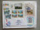 TEL AVIV ISRAEL REGISTERED SIGNED FOR CACHET AIR MAIL POST STAMP CARTA LETTER COVER TAB ENVELOPE ISRAEL - Lots & Serien