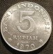INDONESIE - INDONESIA - 5 RUPIAH 1970 - Oiseau Drongo Royal  - KM 22 - Indonesia