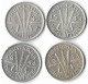 AUSTRALIE GEOGES VI, 3 Pence,     Argent , Lot De 4 Pièces  TB+ - Unclassified