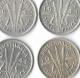 AUSTRALIE GEOGES VI, 3 Pence,     Argent , Lot De 4 Pièces  TB+ - Non Classés