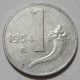 REPUBBLICA ITALIANA 1 Lira Cornucopia 1954 BB  - 1 Lire