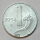 REPUBBLICA ITALIANA 1 Lira Cornucopia 1954 BB  - 1 Lire