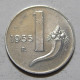 REPUBBLICA ITALIANA 1 Lira Cornucopia 1955 BB  - 1 Lira