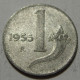 REPUBBLICA ITALIANA 1 Lira Cornucopia 1955 MB QBB  - 1 Lira