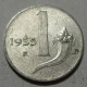 REPUBBLICA ITALIANA 1 Lira Cornucopia 1955 MB QBB  - 1 Lire