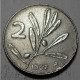 REPUBBLICA ITALIANA 2 Lire Olivo 1957 MB QBB  - 2 Lire