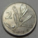 REPUBBLICA ITALIANA 2 Lire Olivo 1954 BB  - 2 Liras