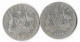 AUSTRALIE  GEORGES V  ,6 Pence,     Argent , Lot De 2 Monnaies 1916M, 1917M  TB - Sin Clasificación