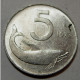 REPUBBLICA ITALIANA 5 Lire Delfino 1973 QSPL  - 5 Lire