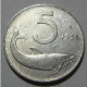 REPUBBLICA ITALIANA 5 Lire Delfino 1955 BB  - 5 Liras