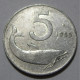 REPUBBLICA ITALIANA 5 Lire Delfino 1955 BB  - 5 Lire