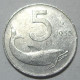 REPUBBLICA ITALIANA 5 Lire Delfino 1955 QBB  - 5 Lire