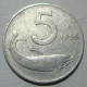 REPUBBLICA ITALIANA 5 Lire Delfino 1955 QBB  - 5 Lire