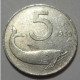 REPUBBLICA ITALIANA 5 Lire Delfino 1955 QBB  - 5 Liras