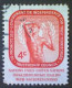 United Nations, Scott #73, Used(o),1959,Age Of Bronze, 4¢, Bright Red - Used Stamps