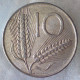 REPUBBLICA ITALIANA 10 Lire Spighe 1976 BB+  - 10 Liras