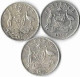 AUSTRALIE  GEORGES VI  ,6 Pence,   Lot De 3 Monnaies De 1942San Francisco Denver & Melbourne ,  Argent , TTB - Non Classés