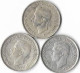 AUSTRALIE  GEORGES VI  ,6 Pence,   Lot De 3 Monnaies De 1943 , 1944 & 1945 Denver San Franci & Melbourne ,  Argent , TTB - Sin Clasificación