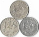 AUSTRALIE  GEORGES VI  ,6 Pence,   Lot De 3 Monnaies De 1943 , 1944 & 1945 Denver San Franci & Melbourne ,  Argent , TTB - Non Classés