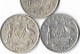 AUSTRALIE  GEORGES VI  ,6 Pence,   Lot De 3 Monnaies De 1943 , 1944 & 1945 Denver San Franci & Melbourne ,  Argent , TTB - Sin Clasificación