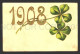 Delcampe - Lot Of 7 Postcards Embossed New Year 1908 Etc Greetings Ca 1900 Flowers Clovers - Souvenir De...
