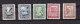 Iceland/Island 1953 Old Manuscripts Full Set MH 15377 - Unused Stamps