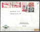 WORLD WAR II 1943 PORTUGAL ENVELOPE COVER AIRMAIL TO AARGAU SUISSA SUISSE SWITZERLAND WITH NAZI CENSORSHIP TAPE SWASTIKA - Lettres & Documents