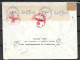 WORLD WAR II 1943 PORTUGAL ENVELOPE COVER AIRMAIL TO AARGAU SUISSA SUISSE SWITZERLAND WITH NAZI CENSORSHIP TAPE SWASTIKA - Covers & Documents