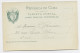 CUBA 2C CARTE MAXIMUM CARD MAX PALMIERS PALACIOS HAVANA CUBA 1904 - Cartoline Maximum