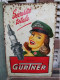 Ancienne Plaque Tole Publicitaire Bougies Gurtner 1940-1950 - Sonstige & Ohne Zuordnung