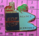 516B Pin's Pins / Beau Et Rare & TB état / EDF GDF AGENCE D'ANTIBES MER PALMIER - EDF GDF