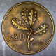 REPUBBLICA ITALIANA 20 Lire Ramo Di Quercia 1958 BB  - 20 Lire