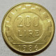 REPUBBLICA ITALIANA 200 Lire Lavoro 1986 QFDC  - 200 Lire