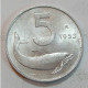 REPUBBLICA ITALIANA 5 Lire Delfino 1953 QFDC  - 5 Lire