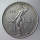 REPUBBLICA ITALIANA 50 Lire Vulcano 1° Tipo 1956 BB++  - 50 Lire