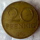 REPUBBLICA DEMOCRATICA TEDESCA 20 Pfennig 1969 BB+  - 20 Pfennig