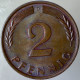 GERMANIA 2 Pfennig 1960 D BB+  - 2 Pfennig